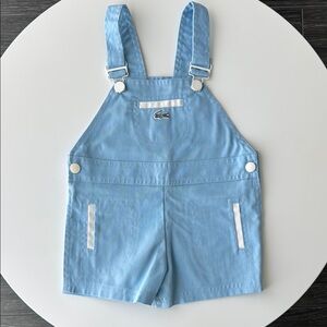 Lacoste Kids Blue Short Overalls 18 Months